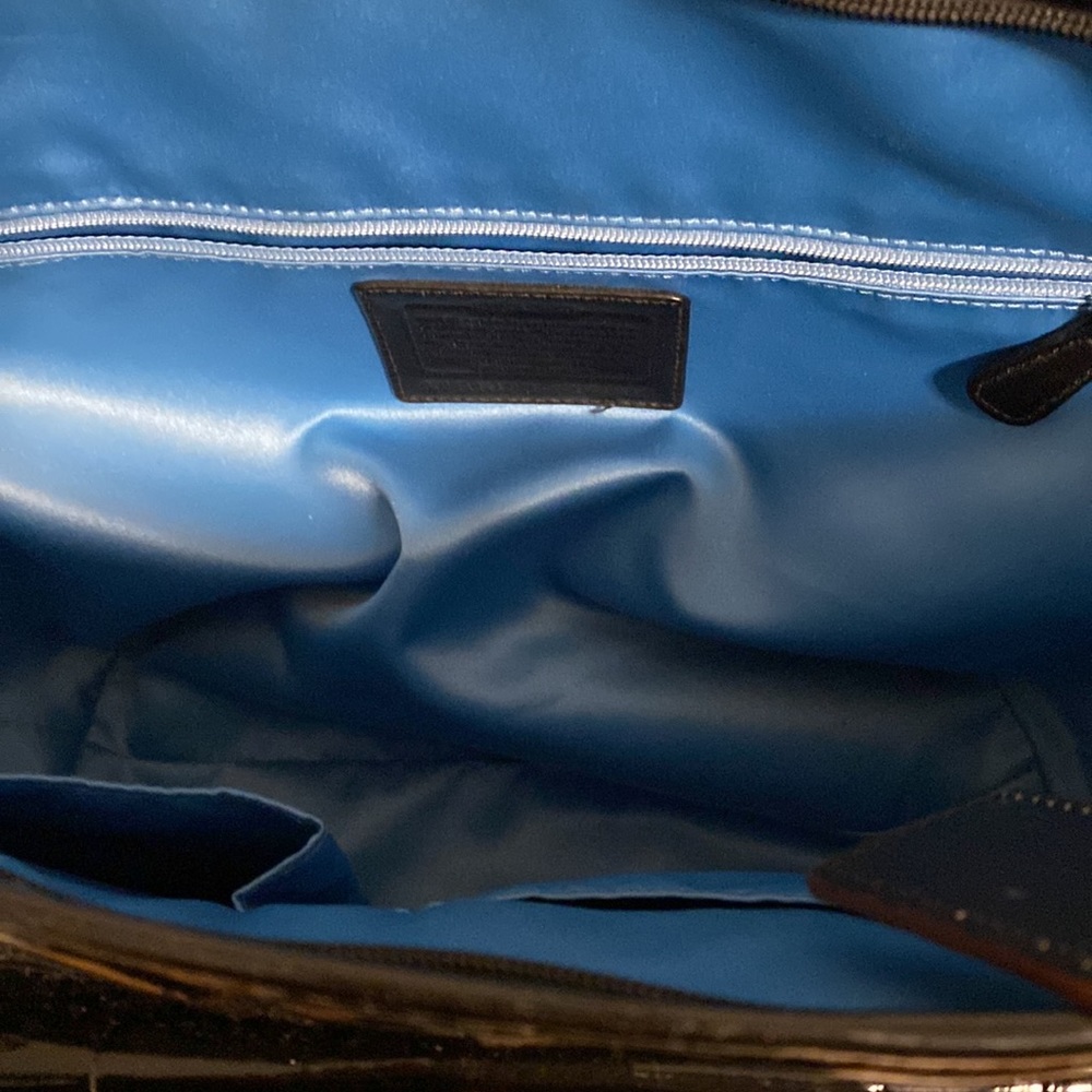 Preloved Coach Embossed Patent Leather Madison Tote - Picture 11 of 13